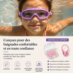 Lunettes de Natation Anti-Buée & Anti-Fuite – Enfant & Adulte
